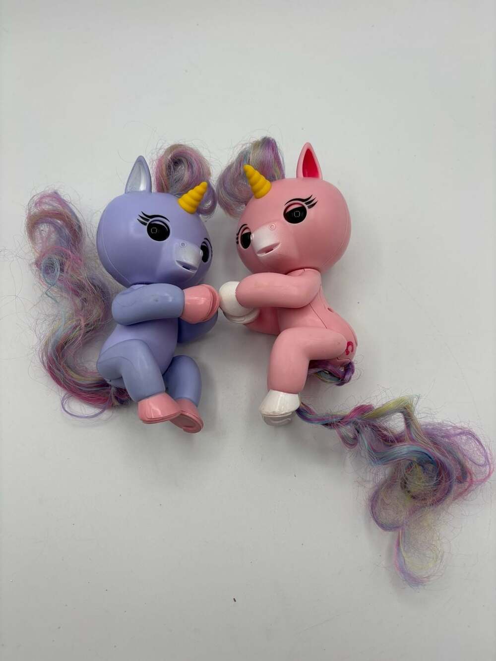 WowWee Fingerlings Interactive Baby Unicorn Lot of 2 Pink and Purple
